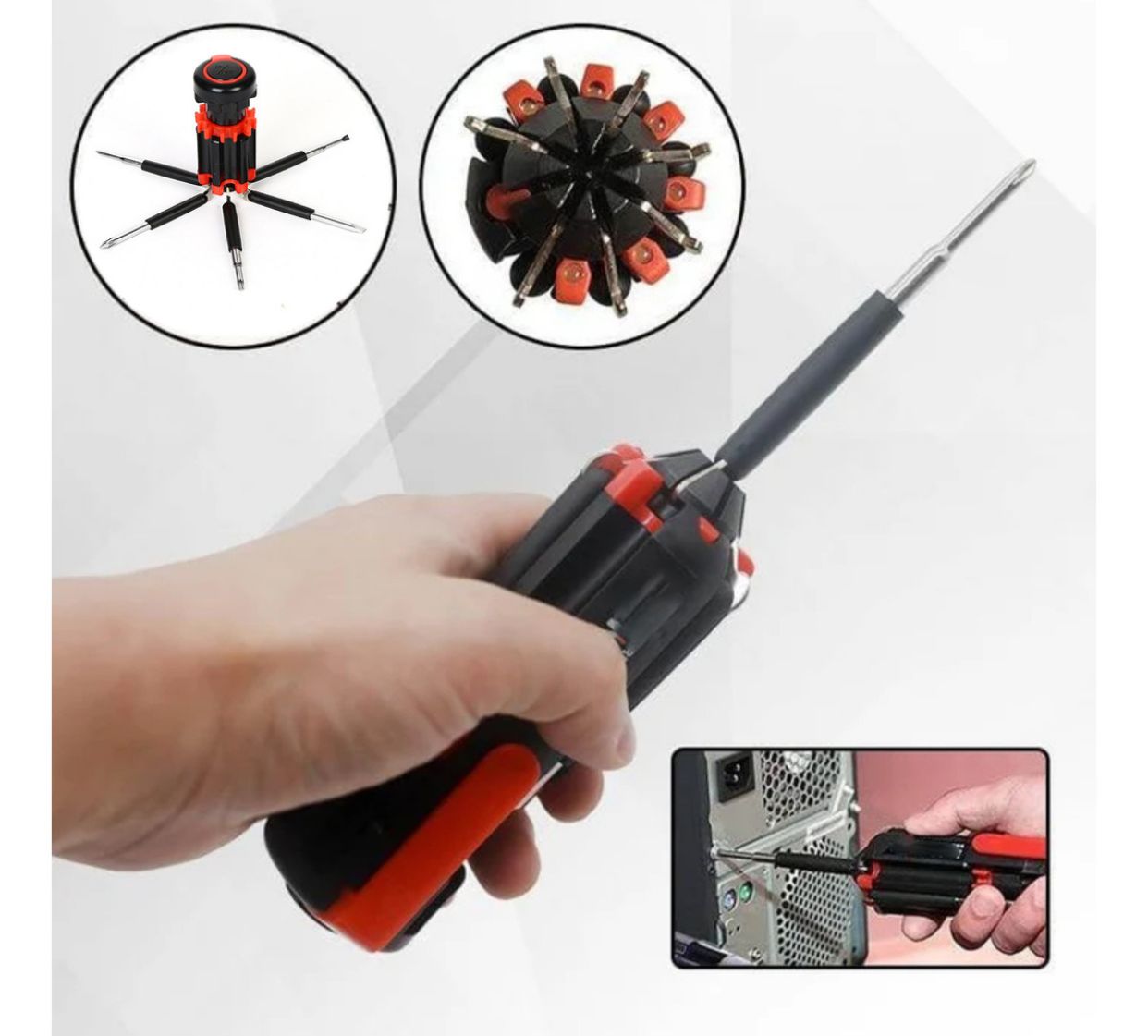 Combo Destornillador y Linterna